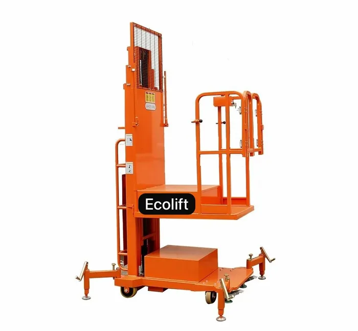 במת הרמה ידנית לליקוט סחורה עד לגובה של 4 מטרים